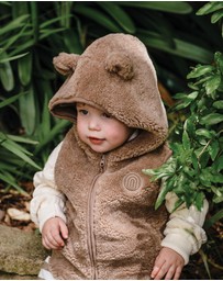 Kynd Baby - Sherpa Vest in Mocha