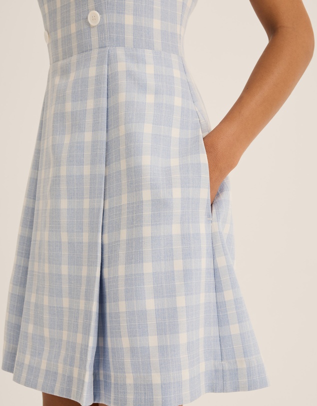Review - Grace Check Mini Sun Dress