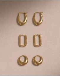 Kirstin Ash - Indigo Hoops Small