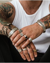 Haze & Glory - ICONIC EXCLUSIVE - Bracelet Curb Chain Nowness in 925 Sterling Silver