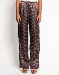 Petal & Pup - Alima Pants - Brown Polka Dot