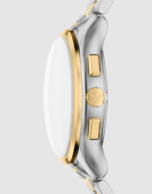 Emporio Armani - Two Tone Chronograph Watch