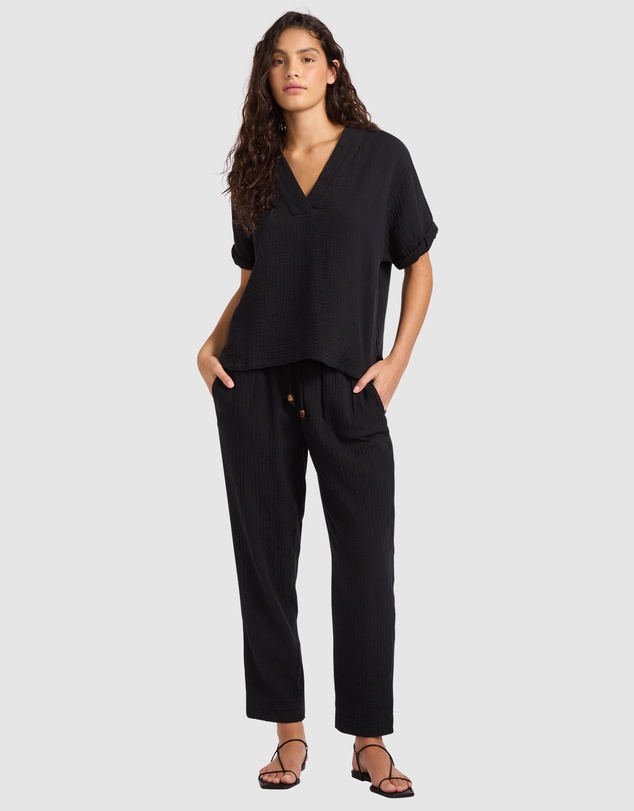 Seafolly - Double Gauze Tapered Pant