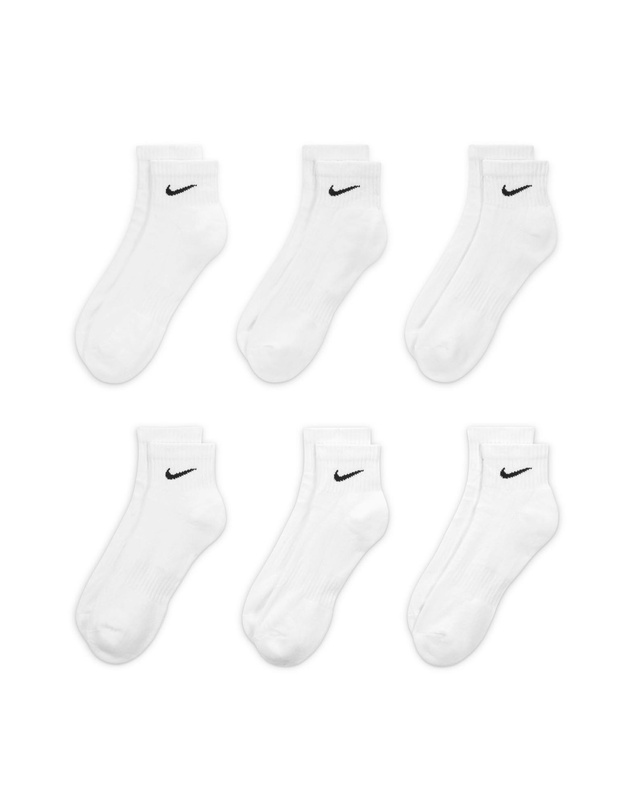 Nike - Nike Everyday Cushioned Ankle Socks 6-Pack