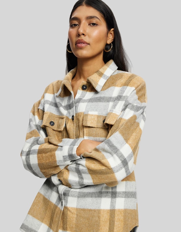 KAJA Clothing - Checkered Coat