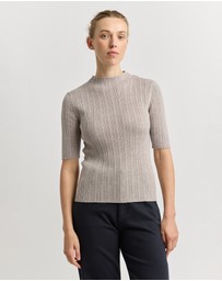 Toorallie - Variegated Rib Top