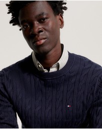 Tommy Hilfiger - Classics Cable Knit Crew Neck Jumper