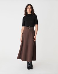 Forcast - Janice A-Line Ponte Skirt