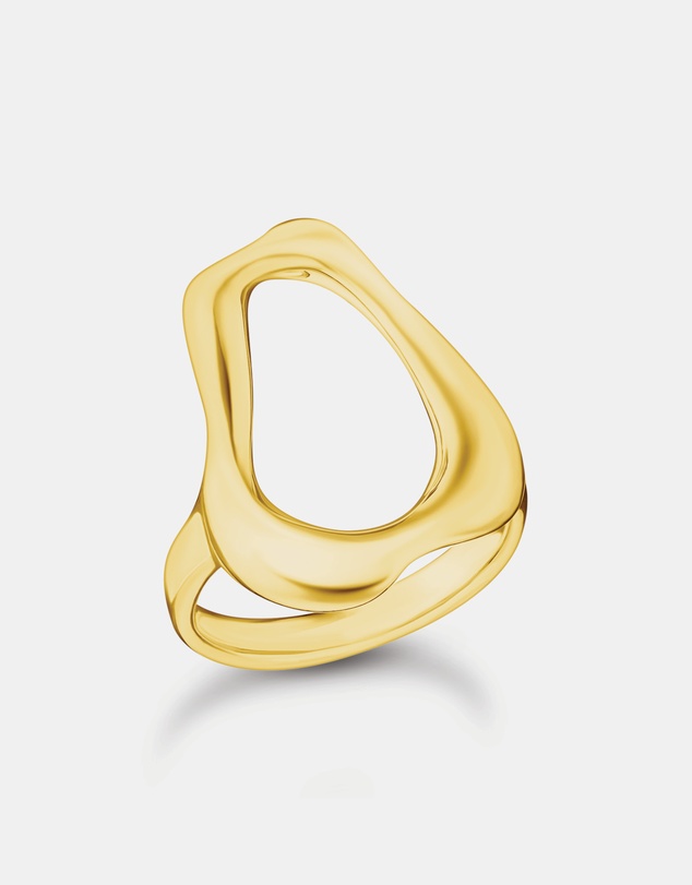 THOMAS SABO - THOMAS SABO Wavy Gold Ring