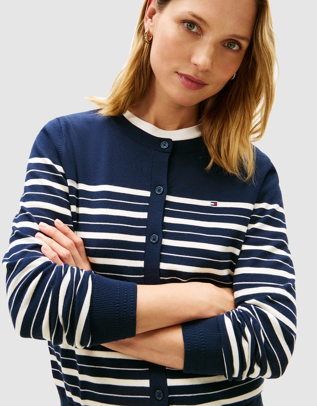 Tommy Hilfiger - Jersey Crew Neck Cardigan