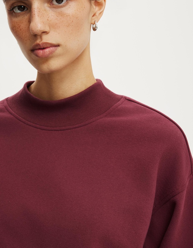 Cotton On - Mock Neck Sweatshirt