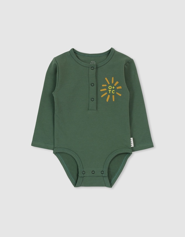 Olive & The Captain - Ray of Sunshine Long Sleeve Bodysuit