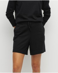 JH Lounge - JHL Long Short (Cotton Cashmere) Black