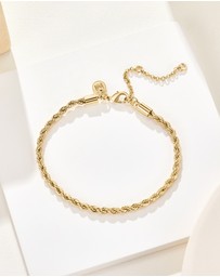 Mestige - Heirloom Fine Chain Bracelet - 18K Gold Plated