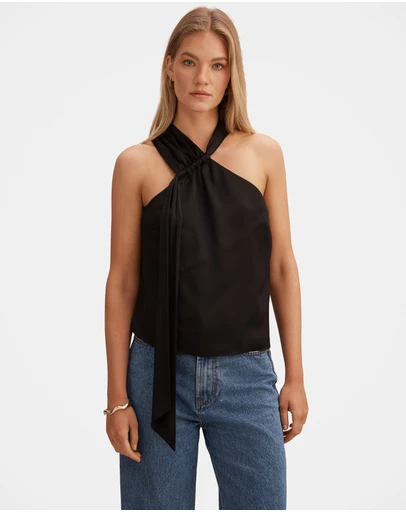 Forever New - Christina Satin Ruched Camisole Top