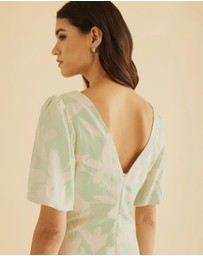 Atmos&Here - Billie Linen Blend Midi Dress