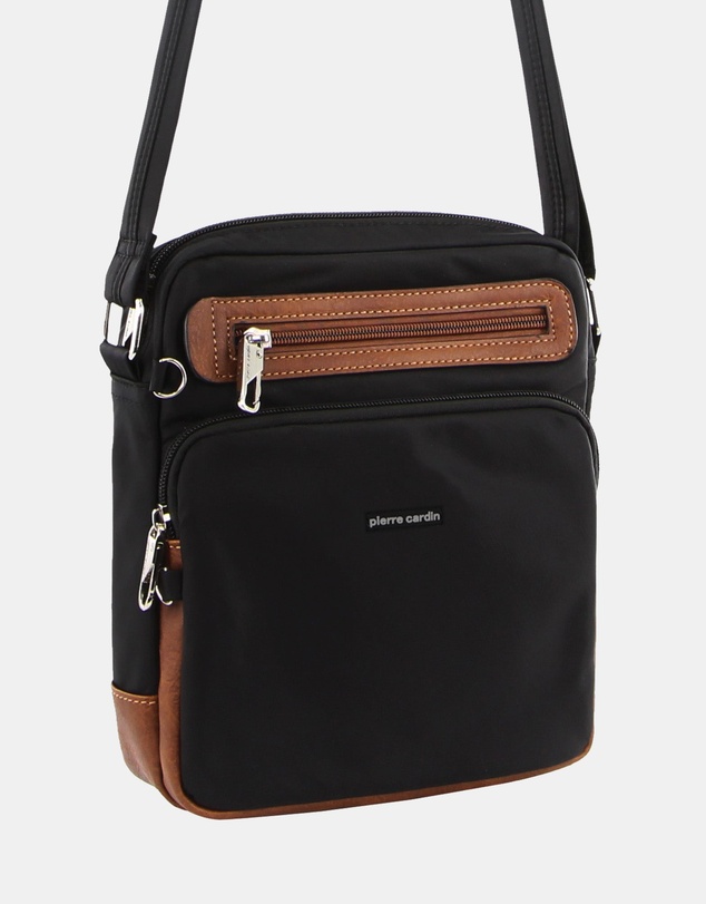 Pierre Cardin - Pierre Cardin Nylon Anti-Theft Cross Body Bag