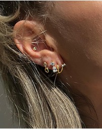 Izoa - Colette Huggie Earrings