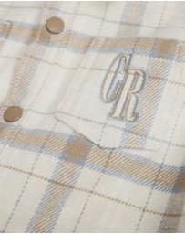 Country Road - Organically Grown Cotton Hooded Check Shirt