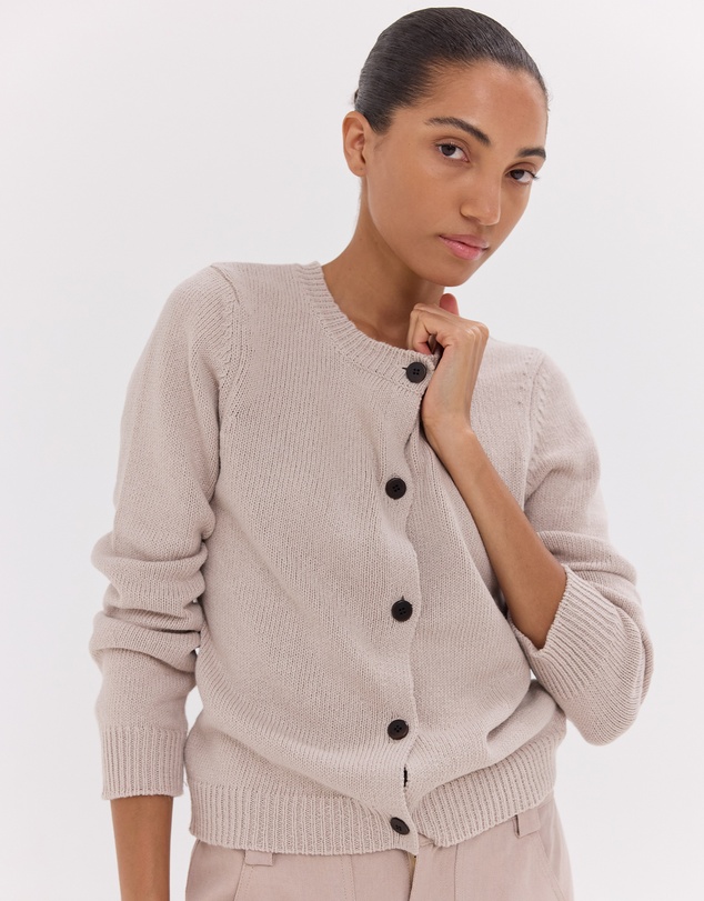 Cloth & Co. - The Vintage Cardigan | River Pebble