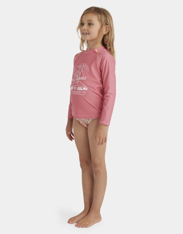 Billabong Kids - Girls 0 to 6 Under The Palm Rash Vest