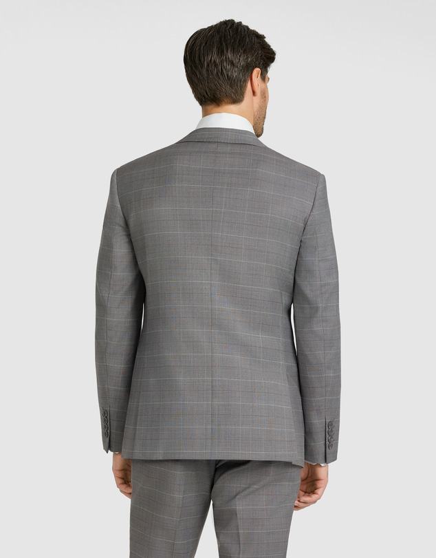 Tarocash - Sovran Check Wool Suit Jacket