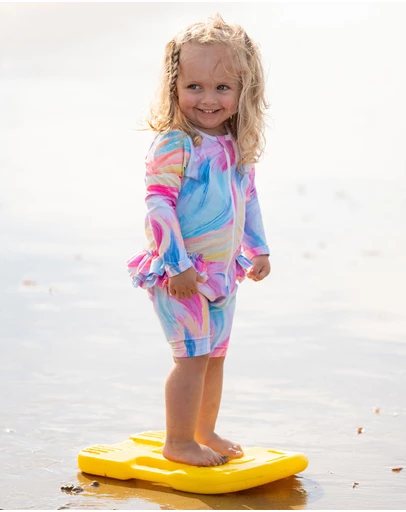 Minihaha - Cali Print LS Rash Suit - Babies-Kids