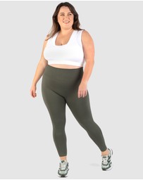 B Free Intimate Apparel - Double Racer Seamless Padded Sports Bra (B-C-D-DD-E-F-G-H) Cup