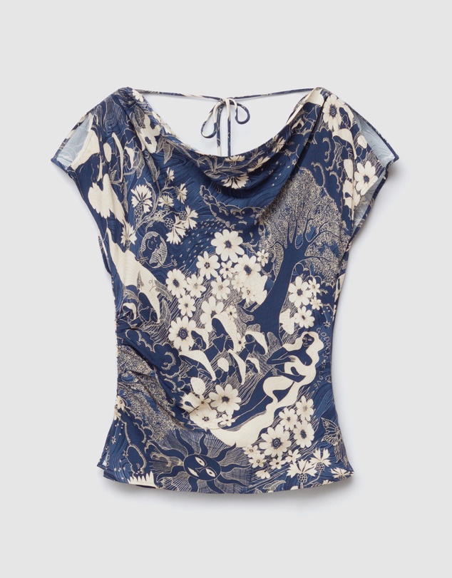 & Other Stories - Draped Cowl-Neck Top