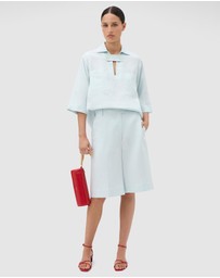 Oroton - Tab Detail Culottes