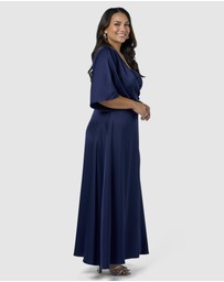 Pink Dusk by Curve Project - Glitz and Glam Maxi Dress