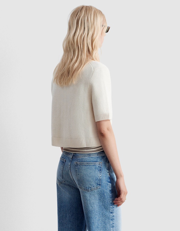 & Other Stories - Knitted Short-Sleeve Cardigan