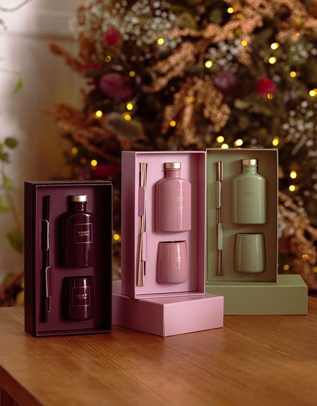 Moss St Fragrances - French Pear & Freesia Mini Candle & Diffuser Gift Set
