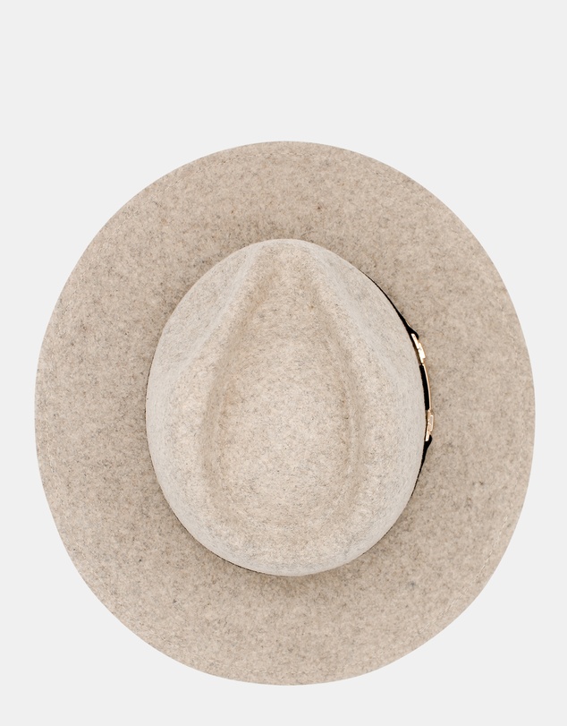 Morgan & Taylor - Soraya Wool Fedora in Beige