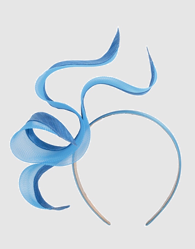 Fillies Collection - Bespoke Sculpted Blue Racing Fascinator
