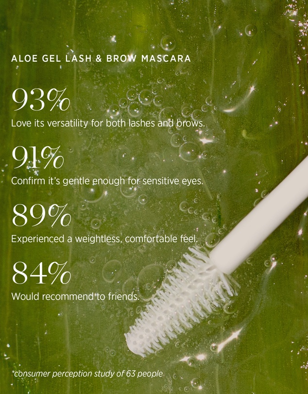 Ere Perez - Mini Aloe Gel Lash & Brow Mascara - Clear