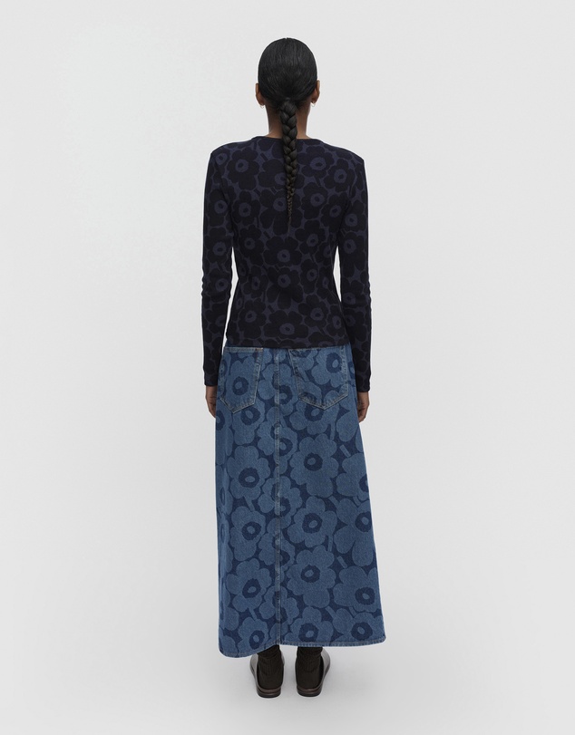 Marimekko - Vaihde Unikko Rib jersey shirt