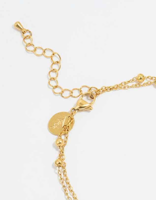 Lovisa - Waterproof Gold Plated Stainless Steel Ball Anklet