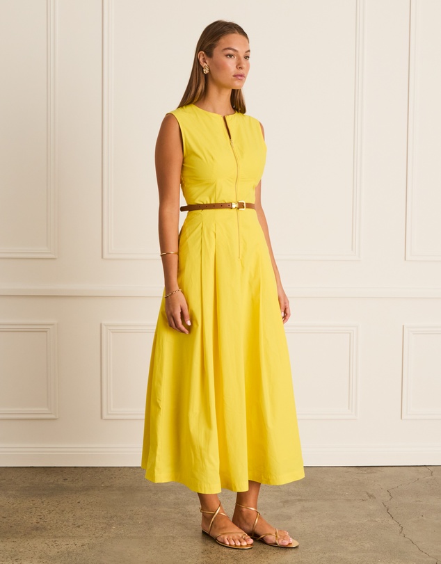 Heaven Australia - Citron Zip Up Dress