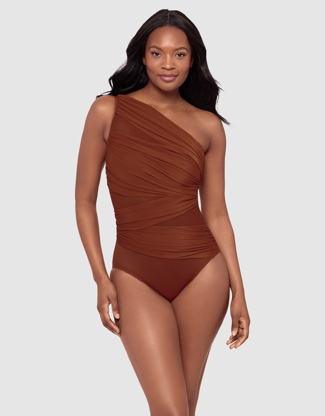 Miraclesuit Swimwear  - Network Jena One Shoulder Shaping Swimsuit