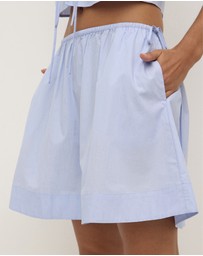 Assembly Label - Havana Stripe Poplin Skirt