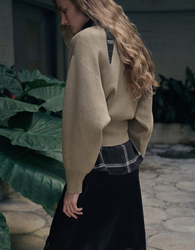 M.N.G - Oversized Perkins-Neck Sweater