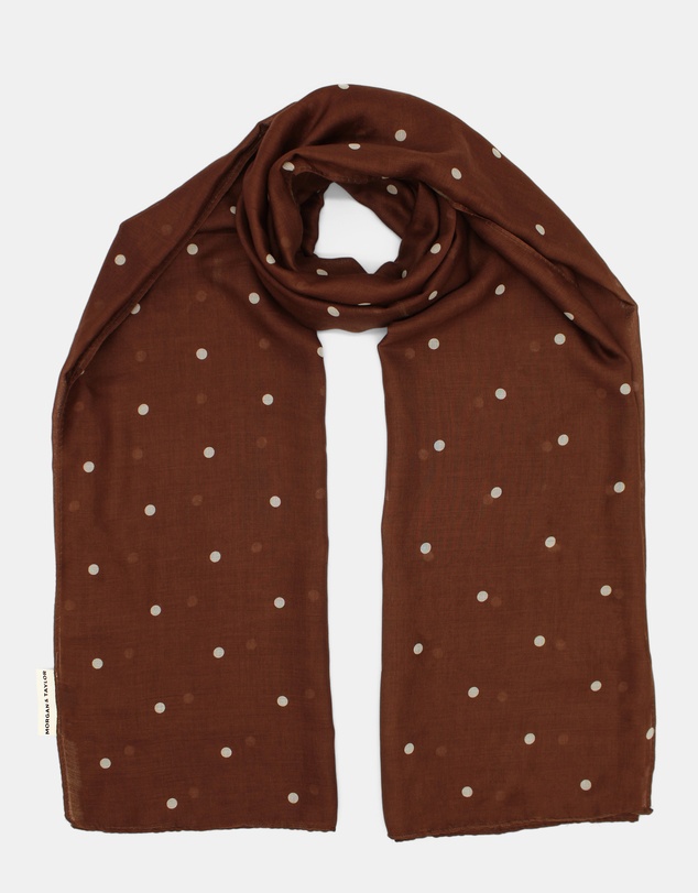 Morgan & Taylor - June Light-Weight Scarf in Brown