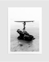 Olive et Oriel - Surf Check by Mario Stefanelli Art Print