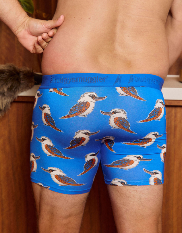 Budgy Smuggler - Men's Underwear Trunks in Blue Kookaburra