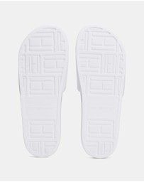 Tommy Hilfiger - Hilfiger Print Tumble Pool Slides - Men's