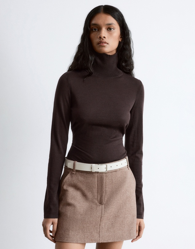 & Other Stories - Merino Wool Polo Neck Top