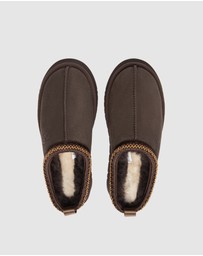 EVERAU - Australian Shepherd Ugg Tay Platform Cow Suede Upper House Shoes