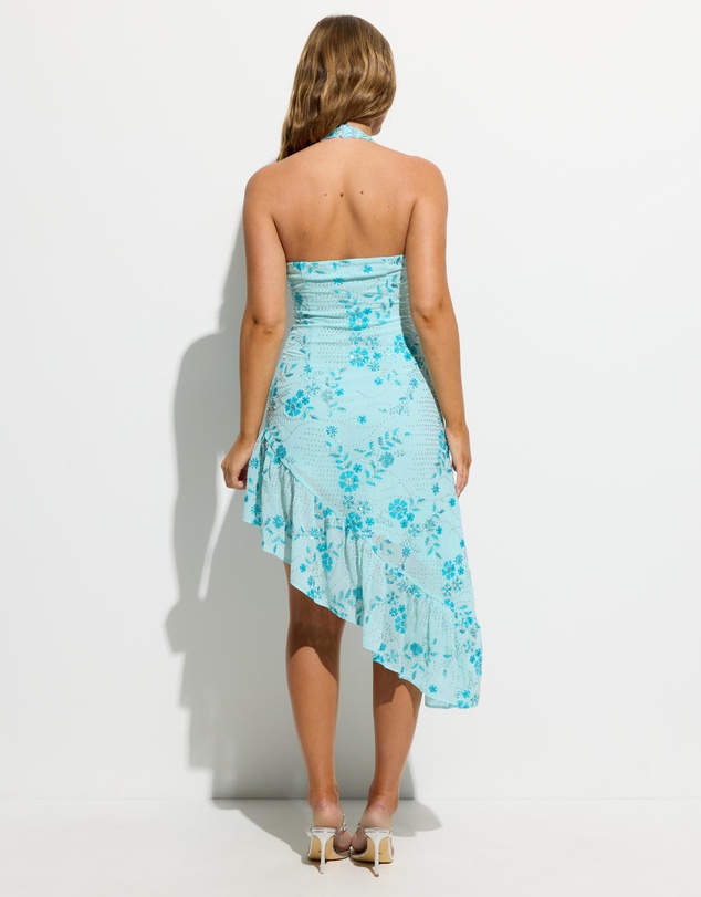 Dazie - Lulu Asymmetrical Embellished Mini Dress