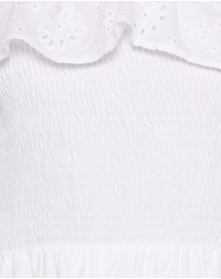 Petal & Pup - Gilbert Strapless Maxi Dress - White
